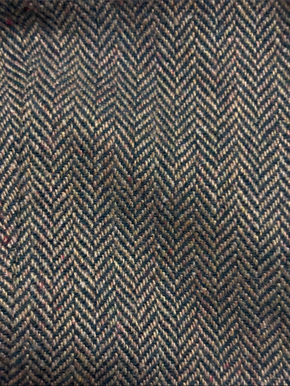 Vintage GAP Olive Herringbone Tailored Vest - Picture 4 of 4